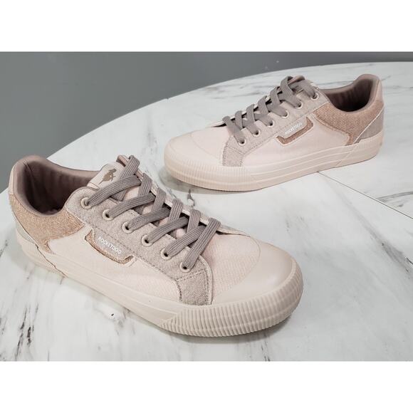 NEW SIZE 11 - Rocket Dog Women's Cheery Sneaker COLOR BLOCK PINK MAUVE PASTEL - Picture 2 of 7